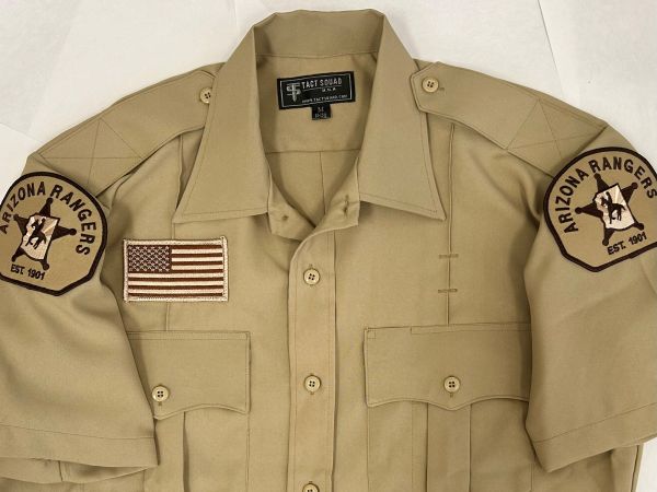 ARIZONA RANGER CLASS B SHORT SLEEVE DUTY SHIRT - SILVERTAN - MUST BE AUTHORIZED CONTACT US FOR AN ACCOUNT.